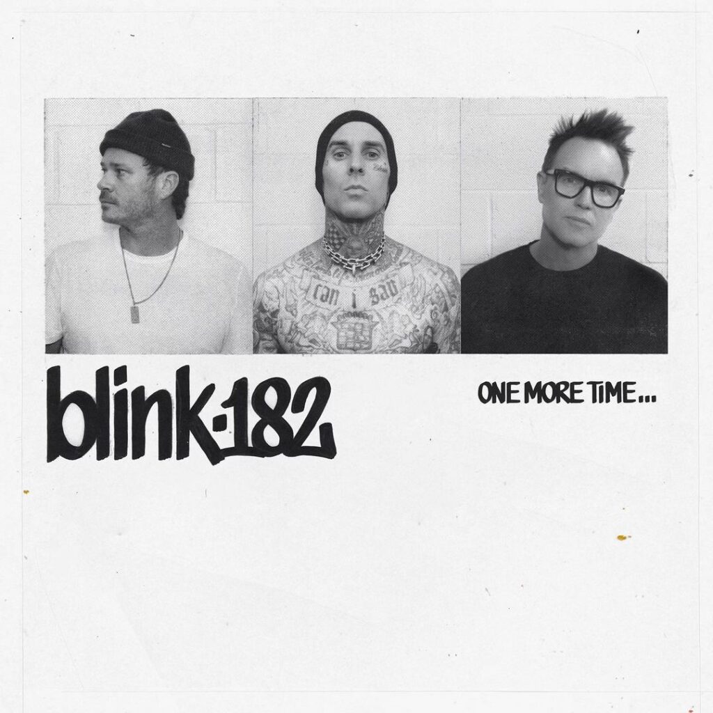 Cover of Blink-182's album called 'One More Time...'